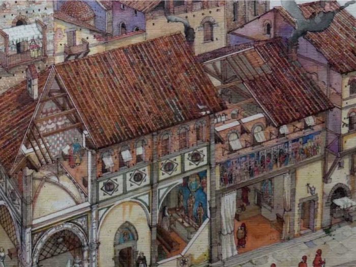 La storia della Misericordia, la Loggia del Bigallo di Firenze era nel 1321 la sede della Misericordiaede